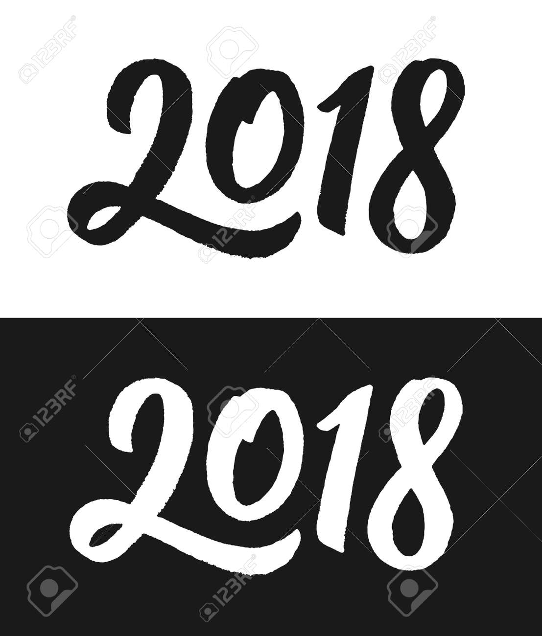 2018 number template