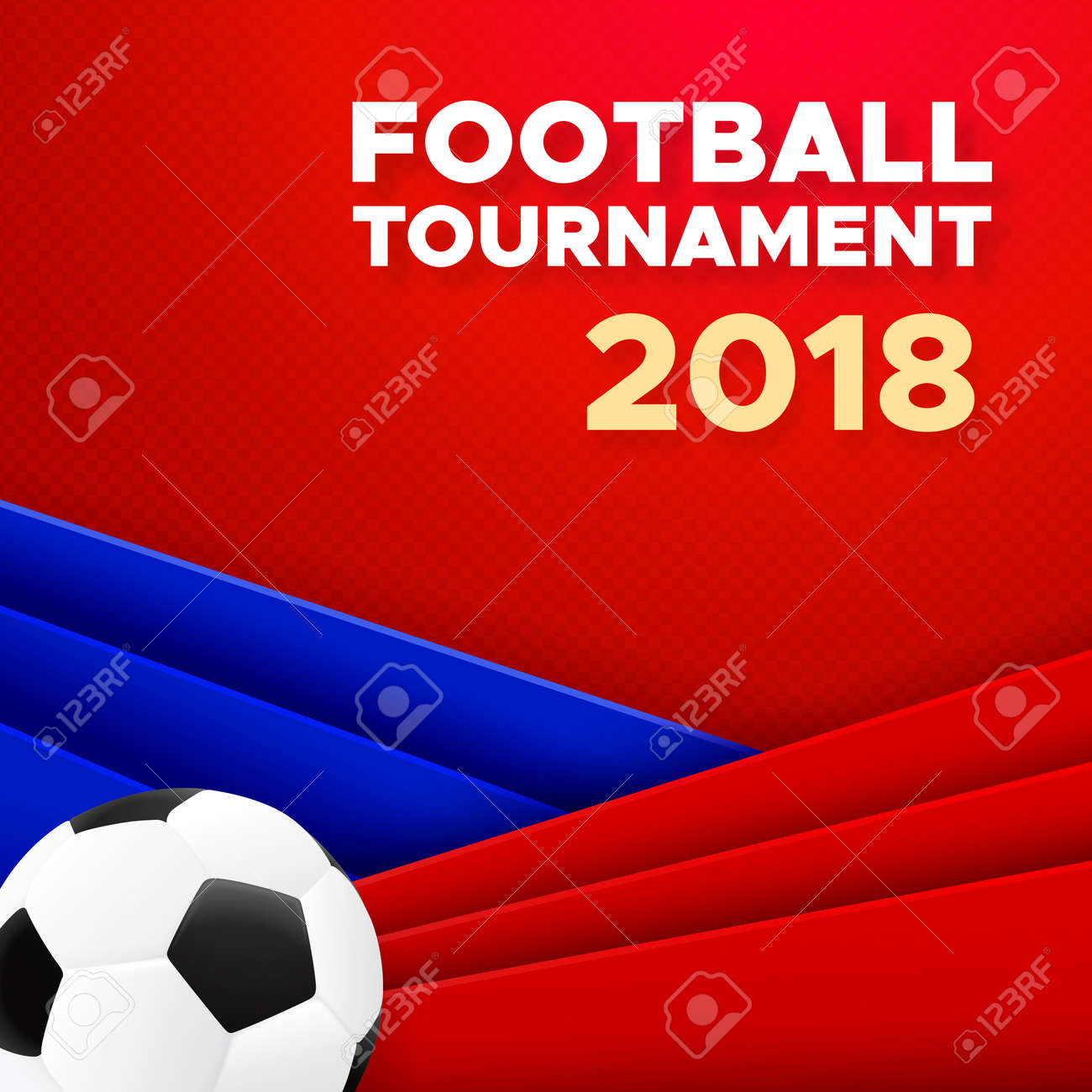 football sport poster design vector background with soccer ball