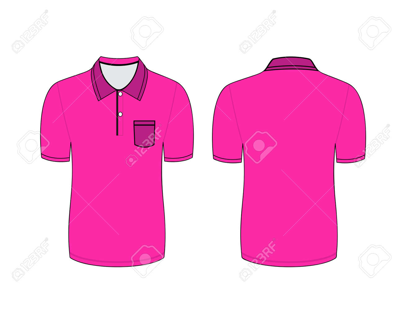 polo tee vector