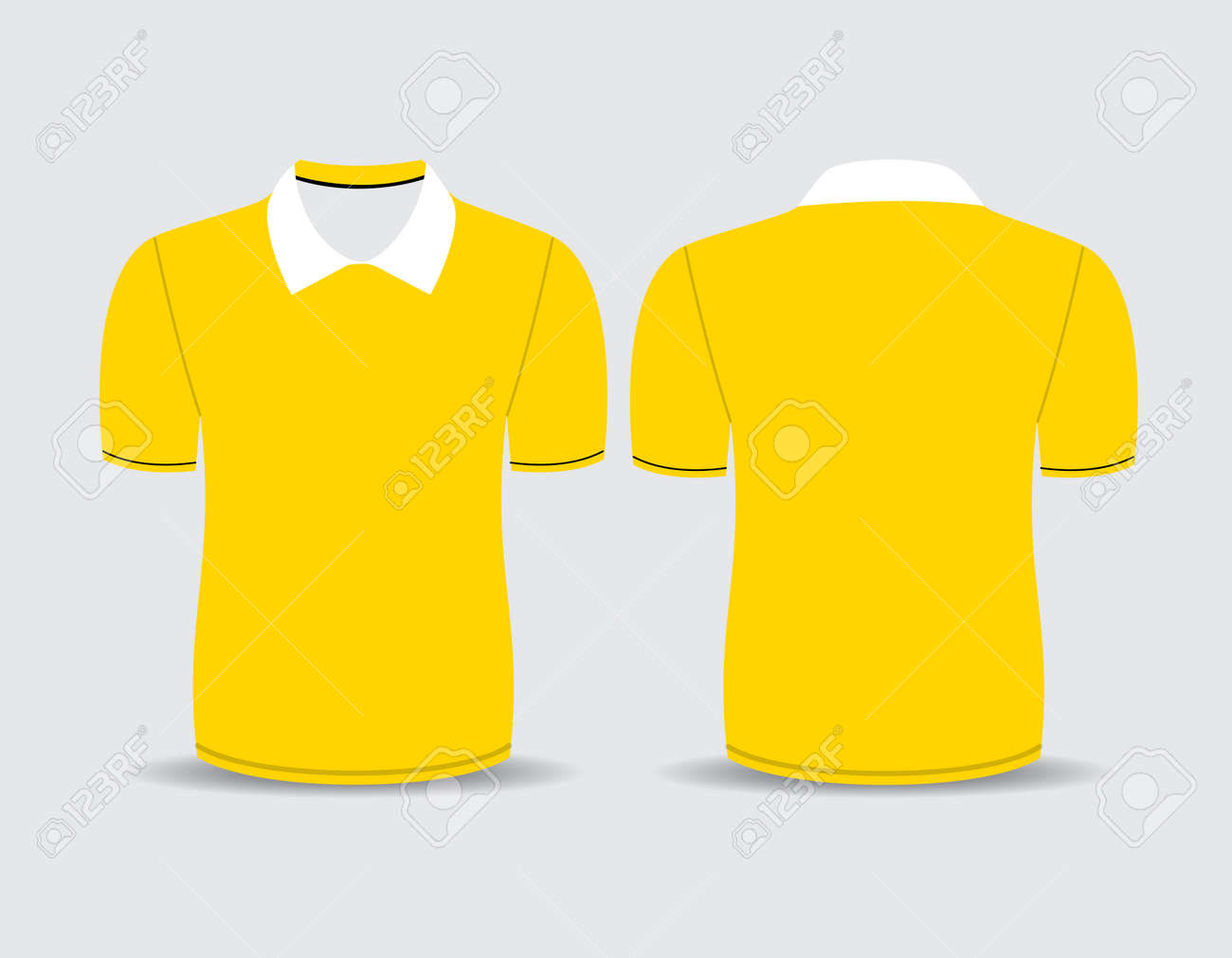 camisa polo amarilla