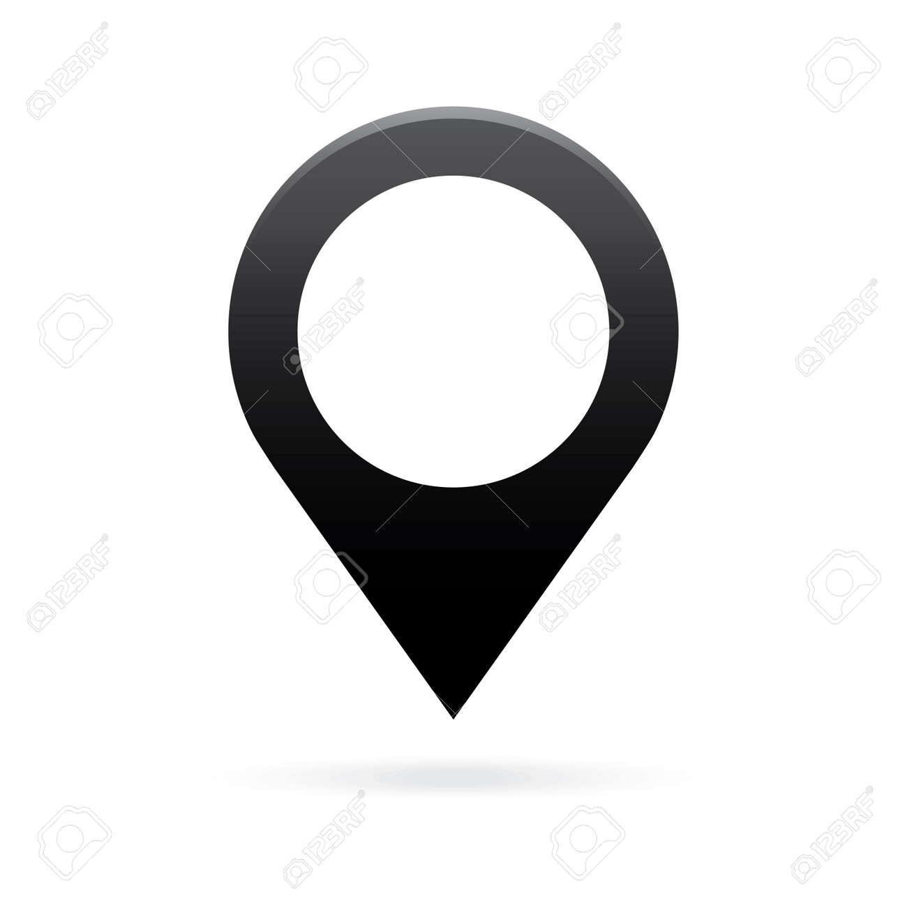 Mapa Puntero Negro Icono De Marcador De Gps Simbolo De La Bandera De Ubicacion Ilustraciones Vectoriales Clip Art Vectorizado Libre De Derechos Image 52329946
