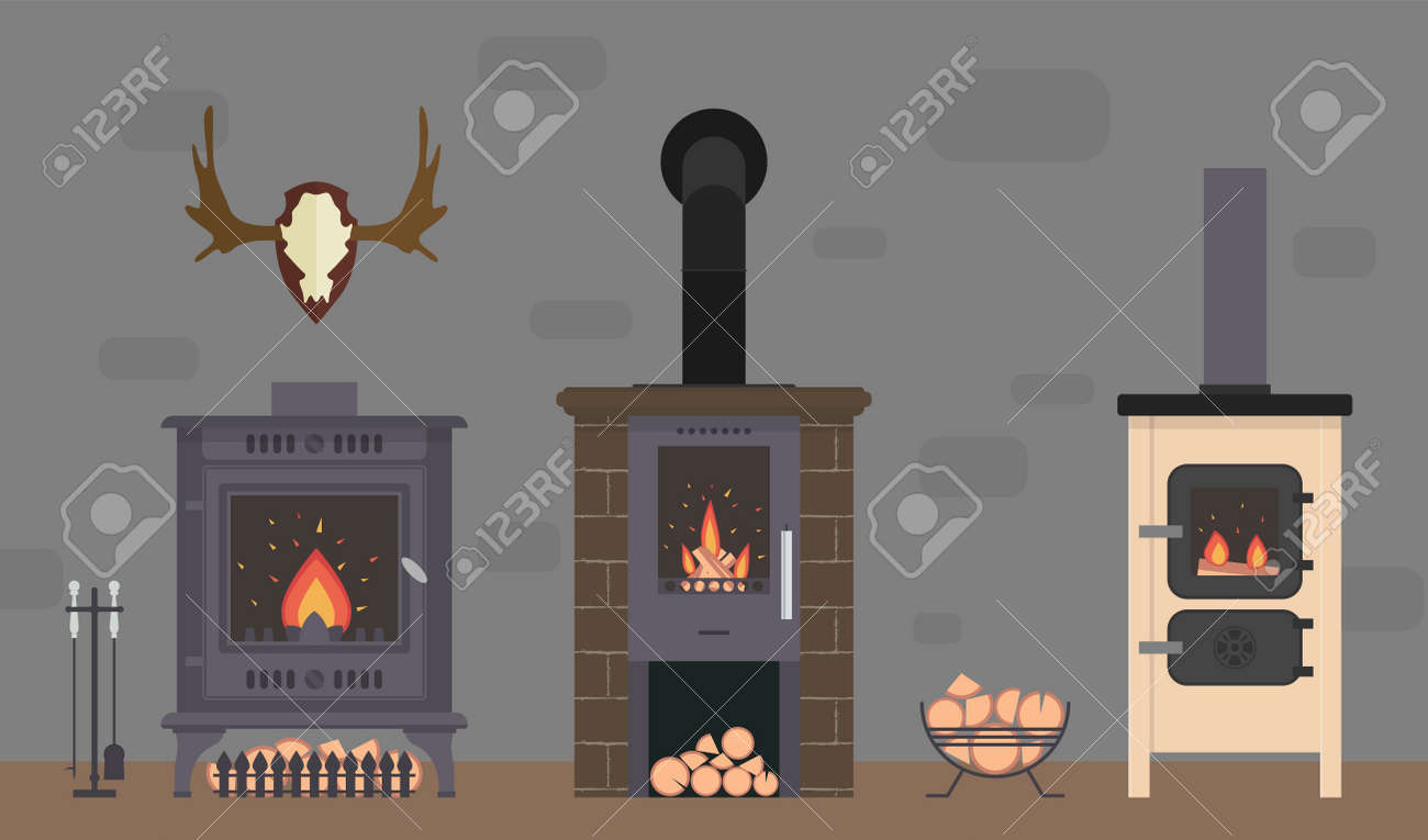 Several Ovens And Accessories Stone And Brick Classical And