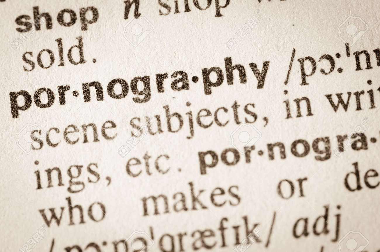 Definition Du Mot Dans Le Dictionnaire De La Pornographie