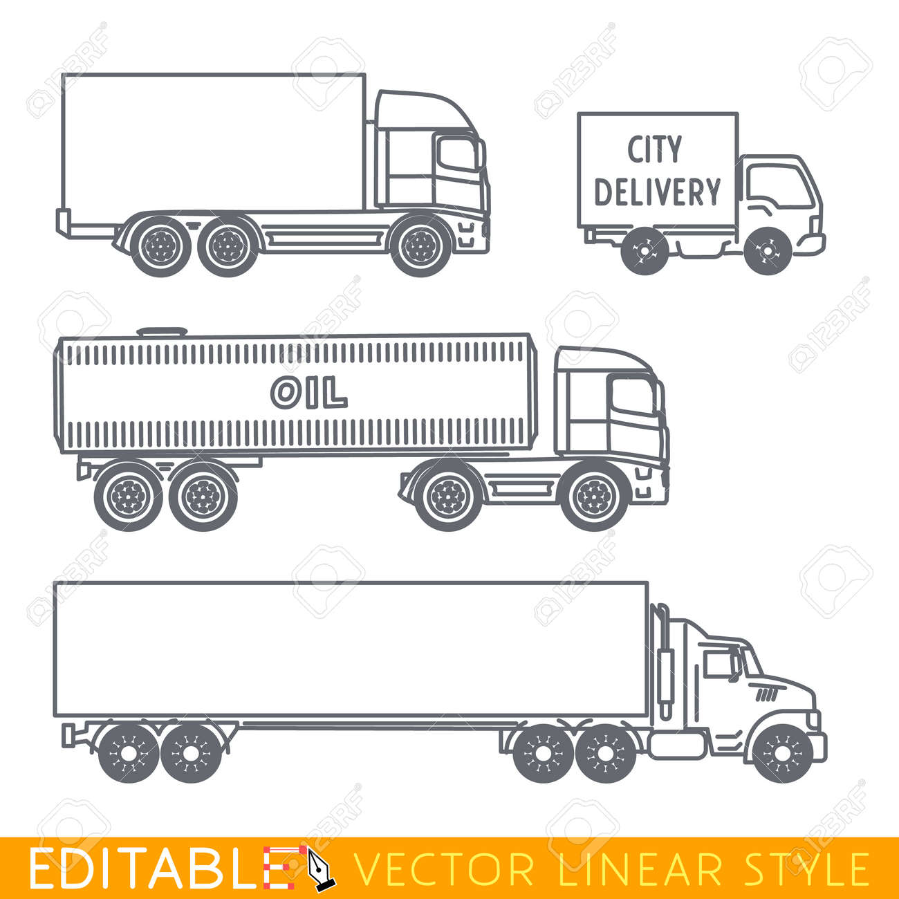 transportation icon set include