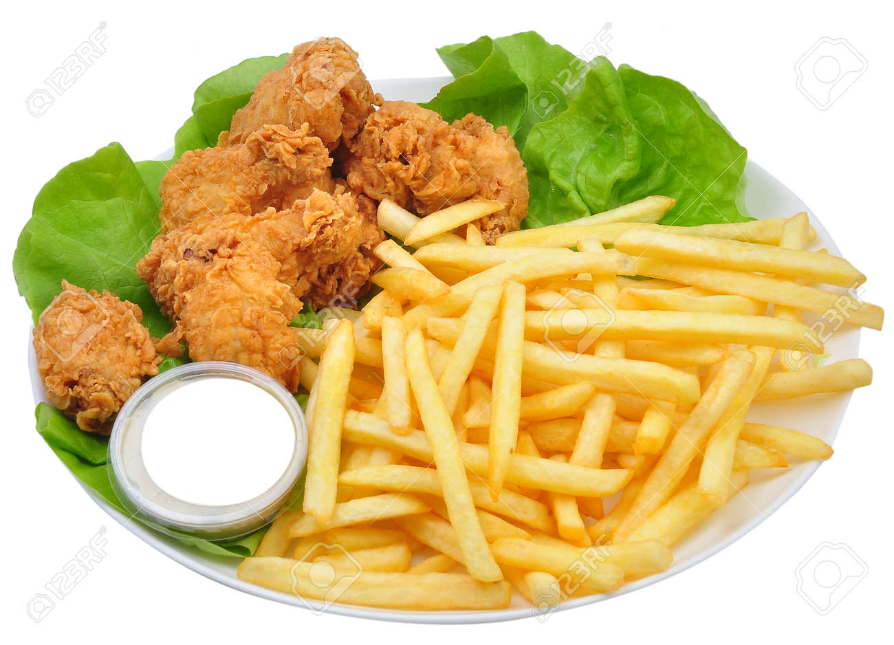 Chicken Wings And Fries