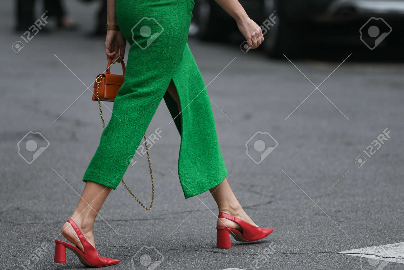Tenue top jupe verte
