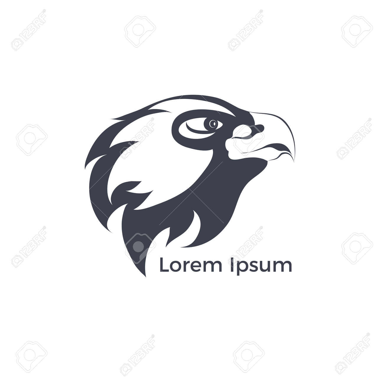 eagle template vector eagle head royalty free cliparts vectors