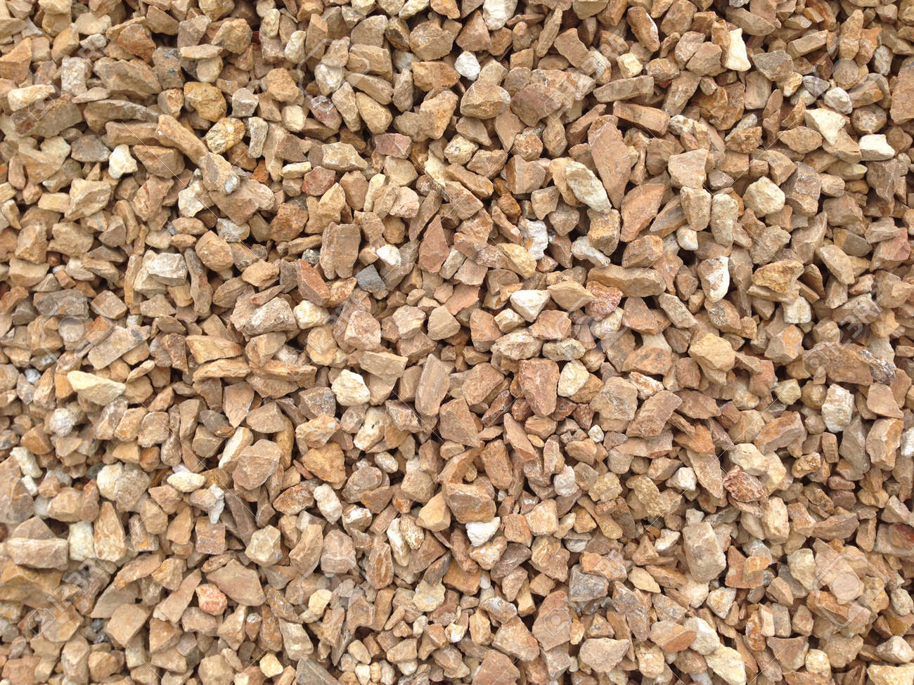 グランジ背景の茶色と白の石や砂利 の写真素材 画像素材 Image