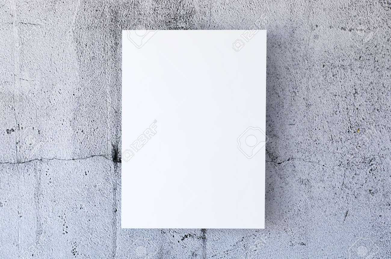 poster mockup stock photo