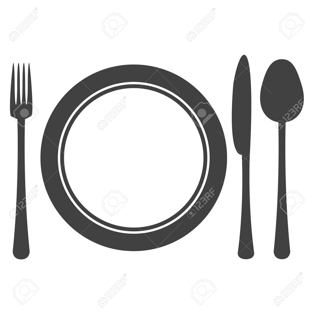 食卓用食器類のイラスト素材 ベクタ Image