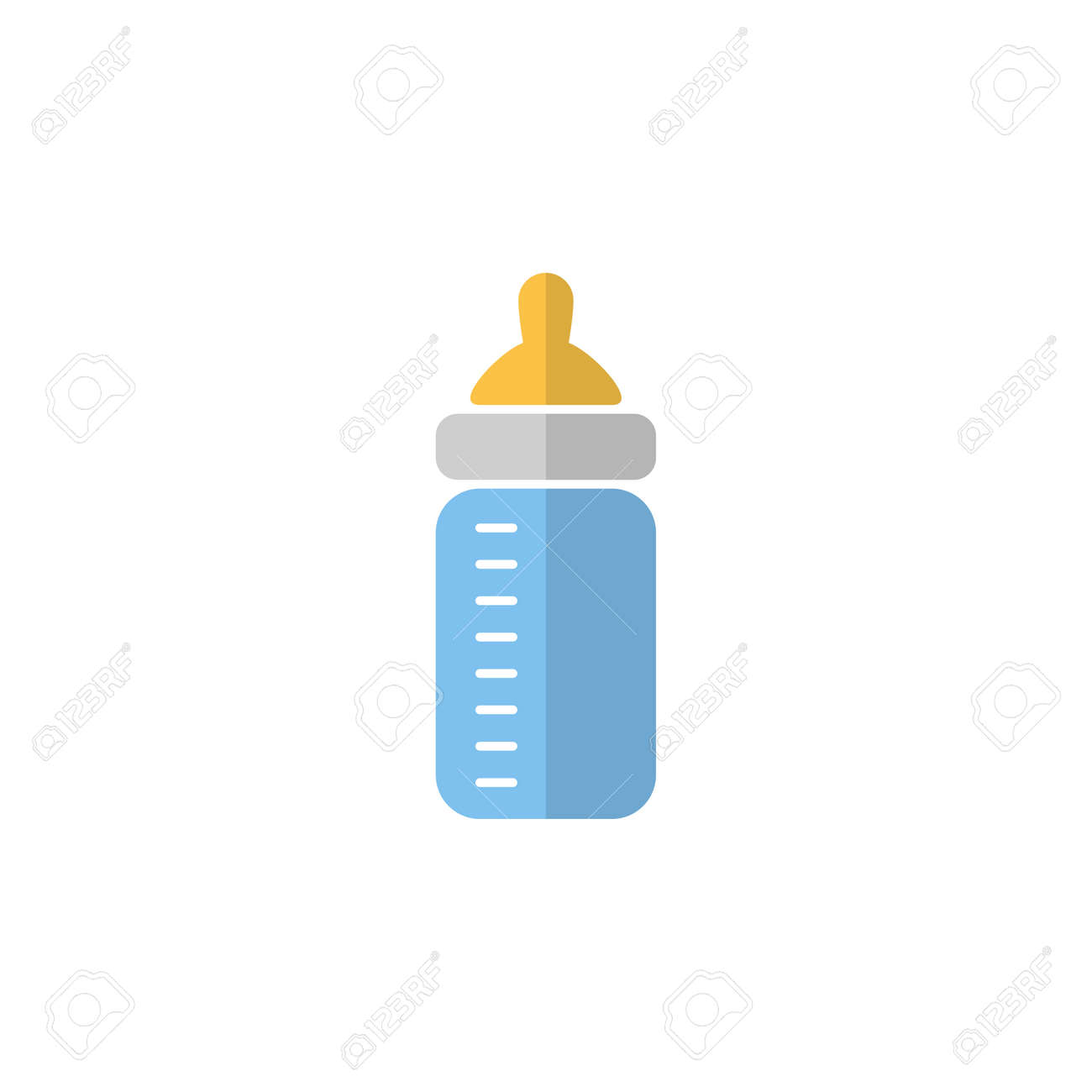 vector baby bottle