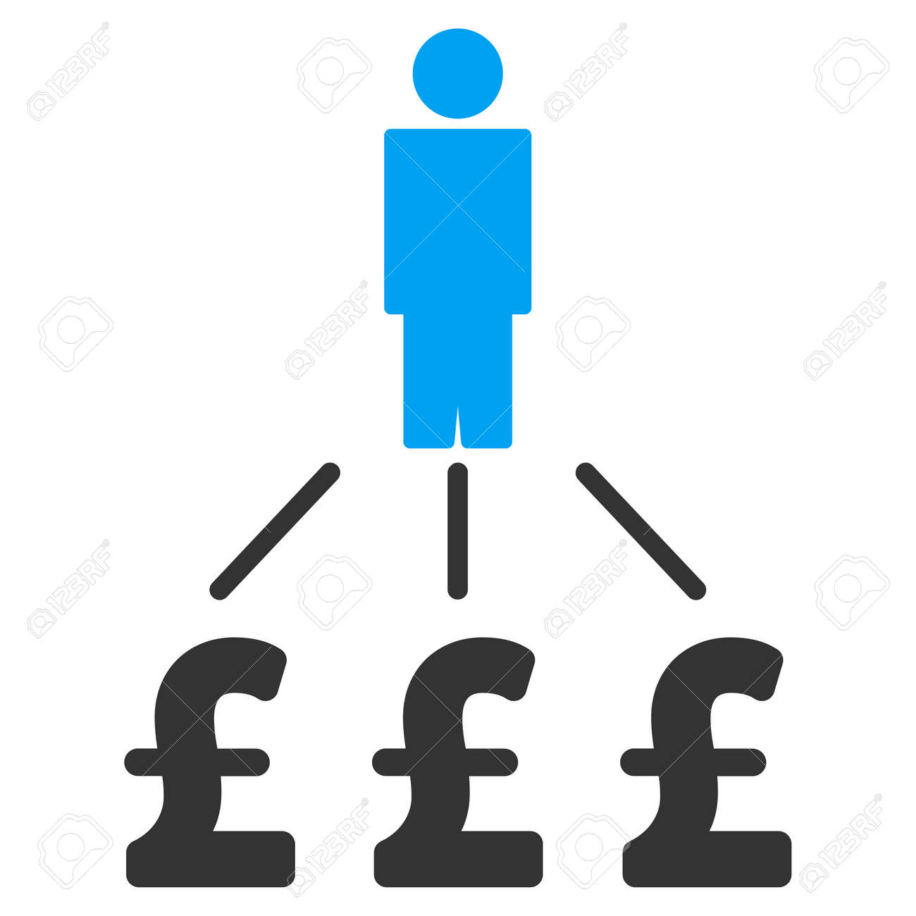 person pound expenses vector icon person pound expenses icon symbol person pound expenses icon