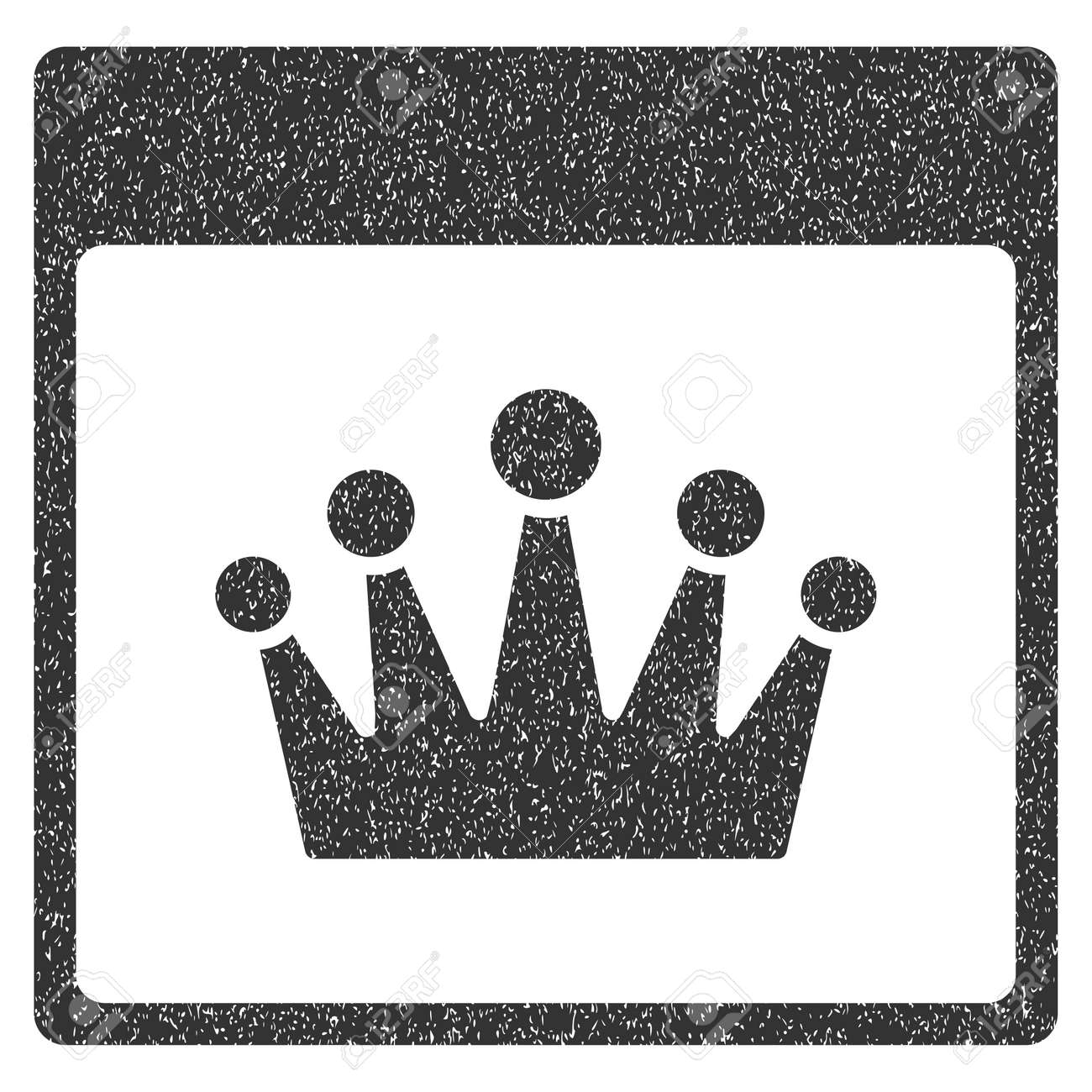 crown calendar page grainy