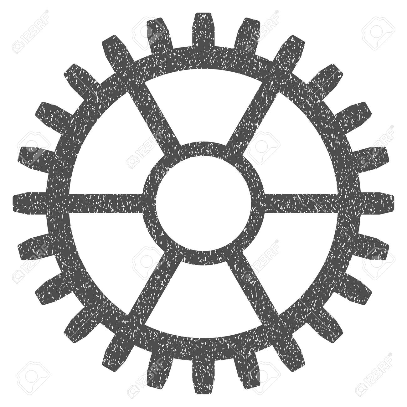 Roda De Relogio Granulado Texturizado Icone Para Selos De Marca D Agua De Sobreposicao Simbolo Plano Com Textura De Po Carimbo De Selo De Borracha De Tinta Cinza Glyph Pontilhada Com Design Grunge