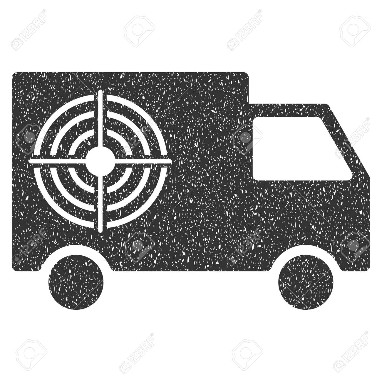 Galeria De Tiro Del Carro Sello De Goma Sello Marca De Agua Simbolo Del Icono Con El Diseno Del Grunge Y La Textura Impuro Vector Rayado Signo Tinta Gris Sobre Un Fondo