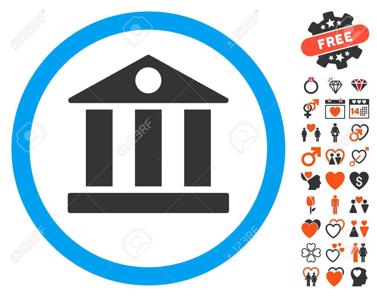 ボーナス装飾クリップアートを使って絵文字を銀行します ベクトル図の