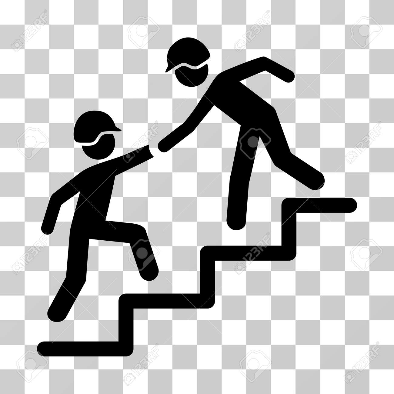 builder business help vector icon illustration style is flat help builder