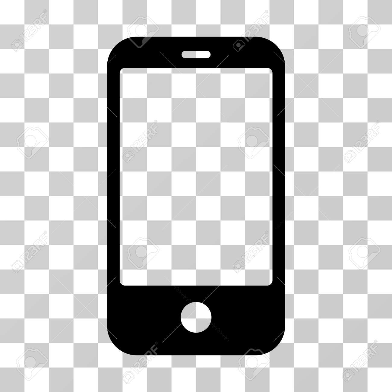 Smartphone Icon. Vector Illustration Style Is Flat Iconic Symbol, Black  Color, Transparent Background. Designed For Web And Software Interfaces.  Royalty Free SVG, Cliparts, Vectors, and Stock Illustration. Image 71922126., image size:1300x1300