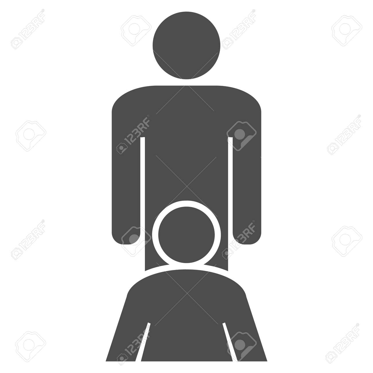 オーラル セックス人ラスター ピクトグラム スタイルは フラット グレーのシンボルです の写真素材 画像素材 Image