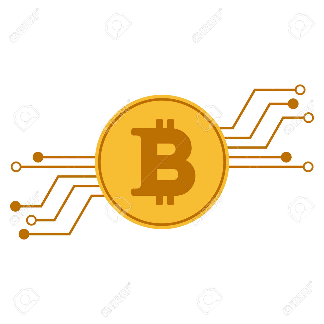 비트 코인 회로 연결 래스터 아이콘입니다. 스타일은 평면 그래픽 심볼입니다. 로열티 무료 사진, 그림, 이미지 그리고 스톡포토그래피.  Image 93715877