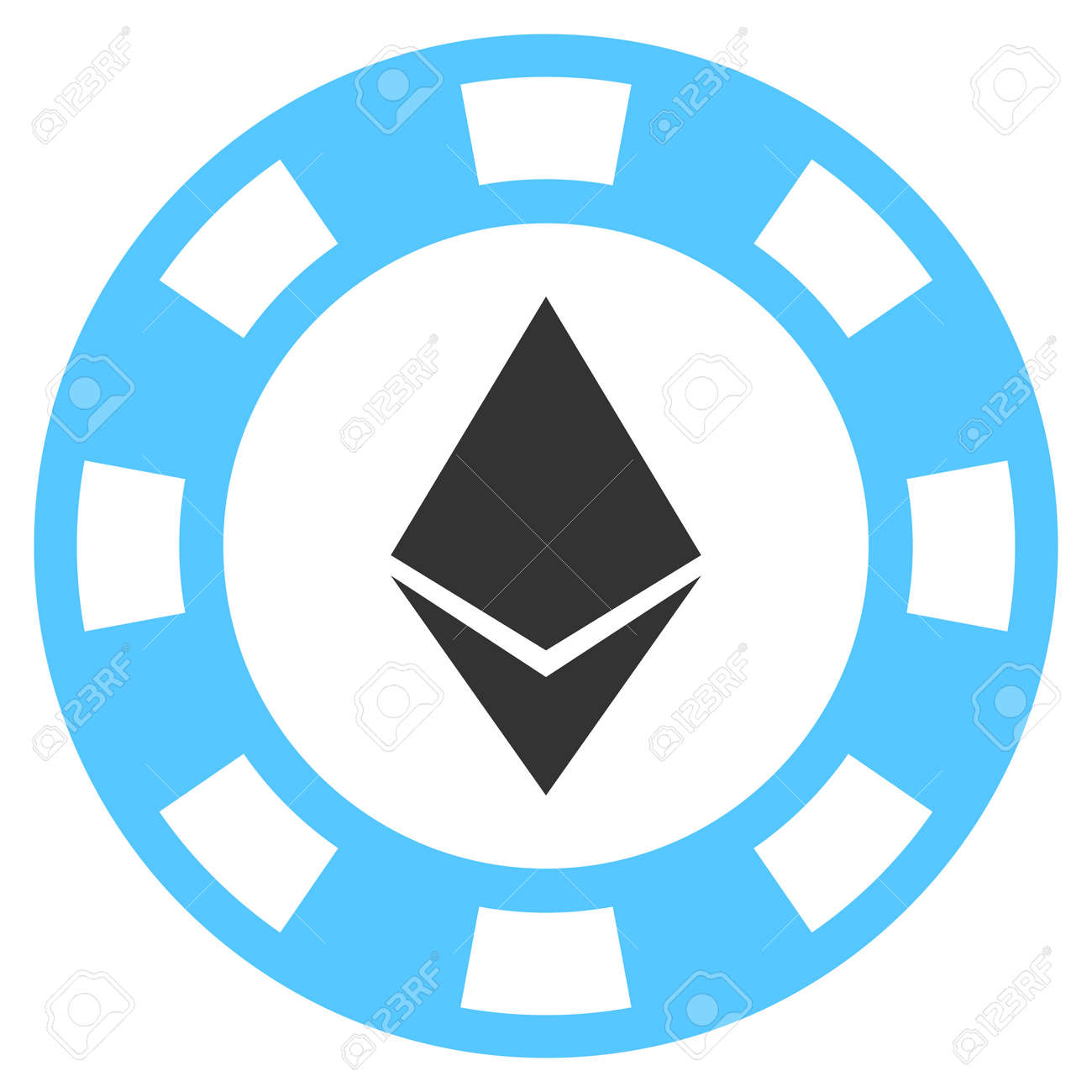 이더 리움 카지노 칩 평면 래스터 아이콘입니다. 흰색 배경에 고립 된 아이콘입니다. 로열티 무료 사진, 그림, 이미지 그리고  스톡포토그래피. Image 93938493