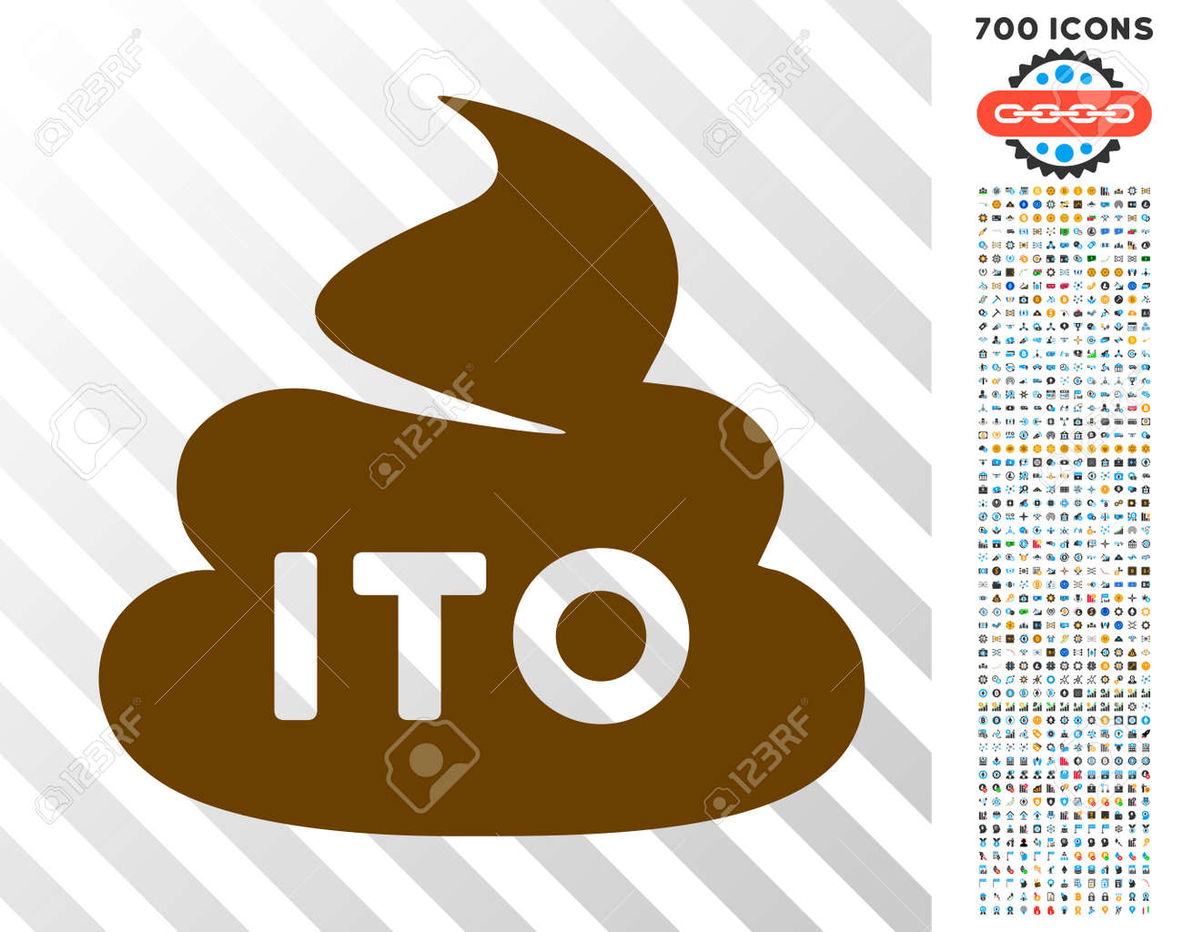 이토 똥 아이콘 700 보너스 Bitcoin 마이닝 및 Blockchain 디자인 요소. 벡터 일러스트 레이 션 스타일 플랫 아이코 닉  기호 Blockchain 웹 사이트를 위해 설계되었습니다. 로열티 무료 사진, 그림, 이미지 그리고 스톡포토그래피.