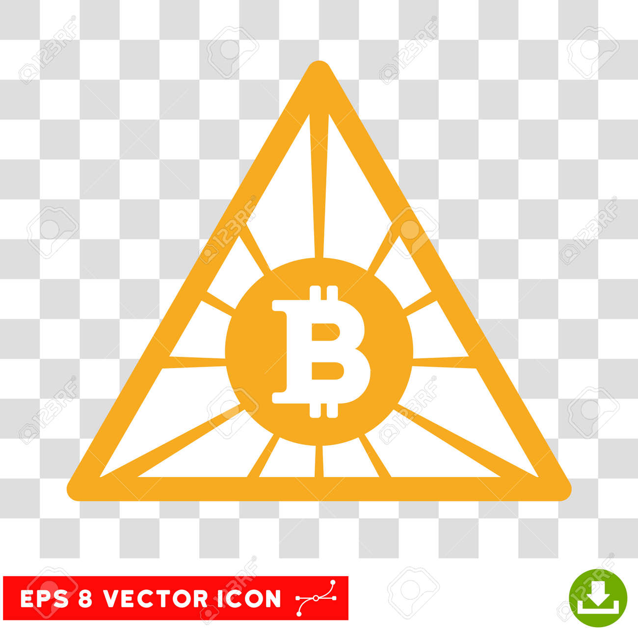 비트 코인 피라미드 EPS 벡터 상형입니다. 그림 스타일은 체스 투명 배경에 플랫 아이코 닉 기호입니다. 로열티 무료 사진, 그림,  이미지 그리고 스톡포토그래피. Image 95258766