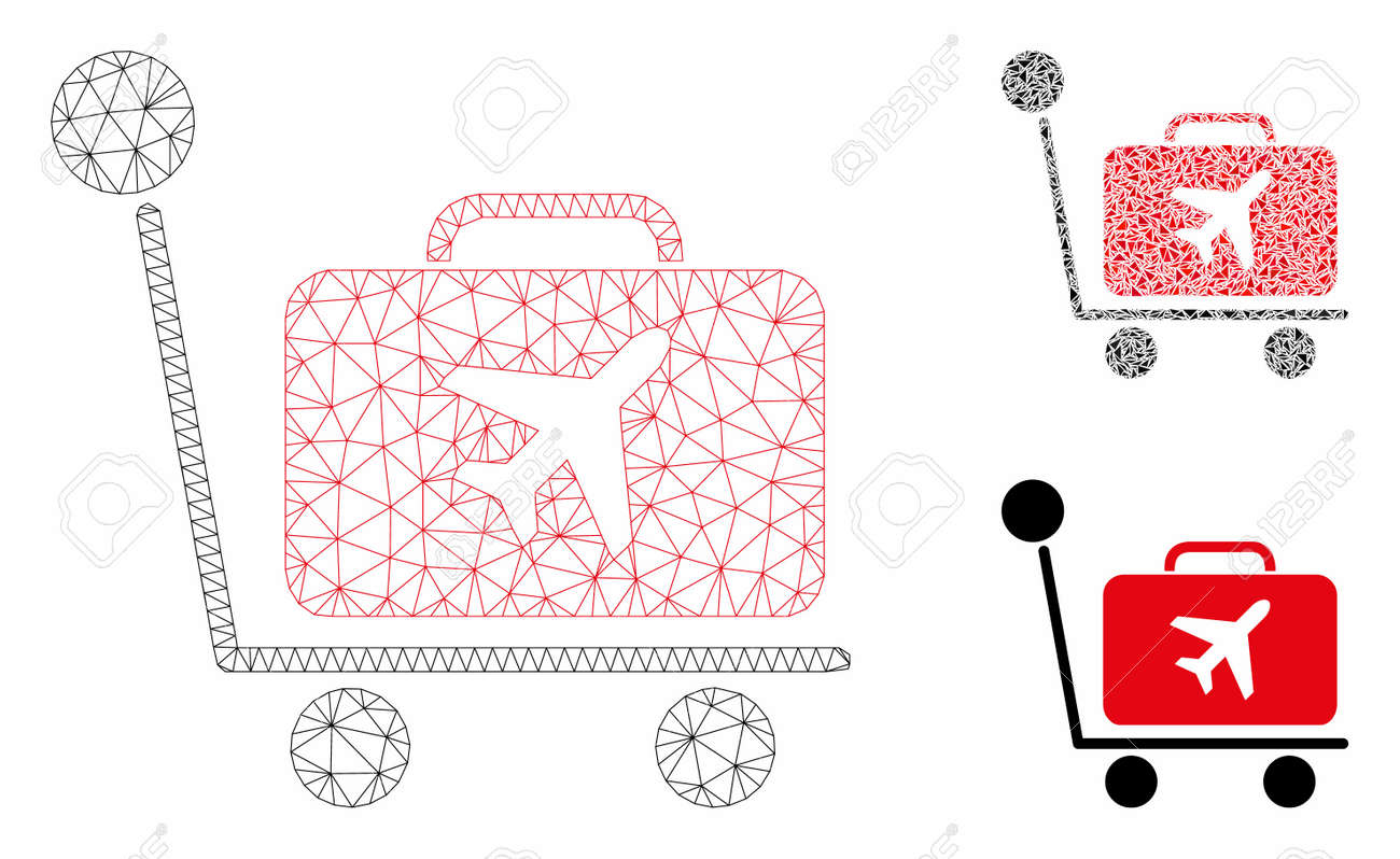luggage trolley size