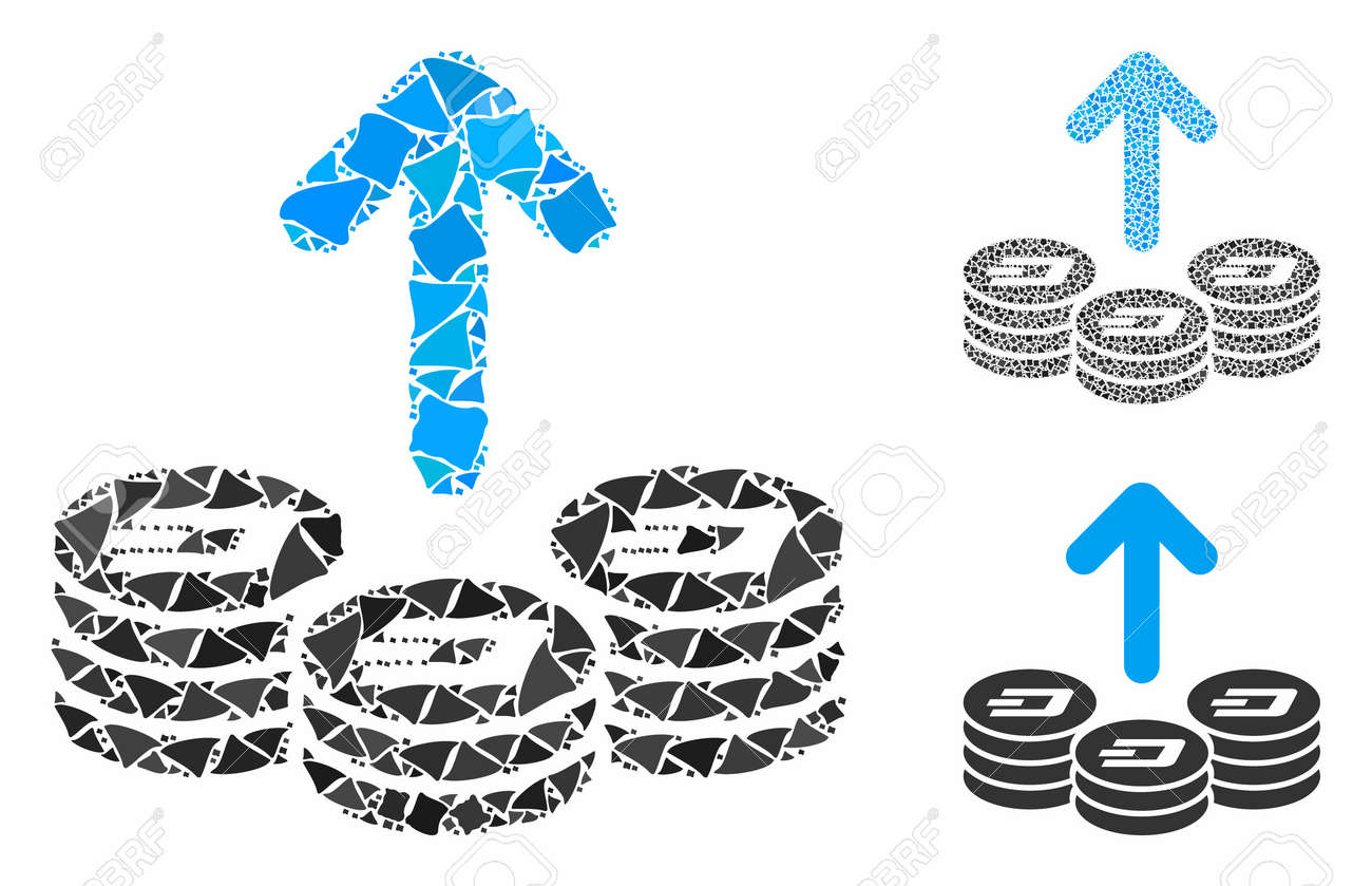 Dash 코인 지출 아이콘을 기반으로 다양한 크기와 음영의 동일하지 않은 항목으로 구성된 Dash 코인을 사용합니다. 벡터 울퉁불퉁한  항목은 구성으로 구성됩니다. 로열티 무료 사진, 그림, 이미지 그리고 스톡포토그래피. Image 133382291