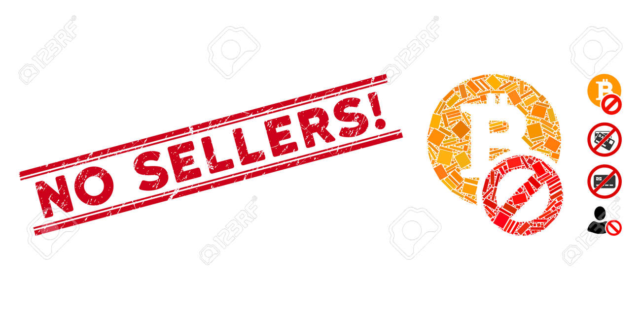 모자이크 금지 비트코인 픽토그램과 빨간색 노셀러! 이중 평행선 사이에 스탬프를 찍습니다. 평면 벡터는 임의 회전 직사각형 항목의  Bitcoin 모자이크 그림을 금지합니다. 로열티 무료 사진, 그림, 이미지 그리고 스톡포토그래피. Image 139691655