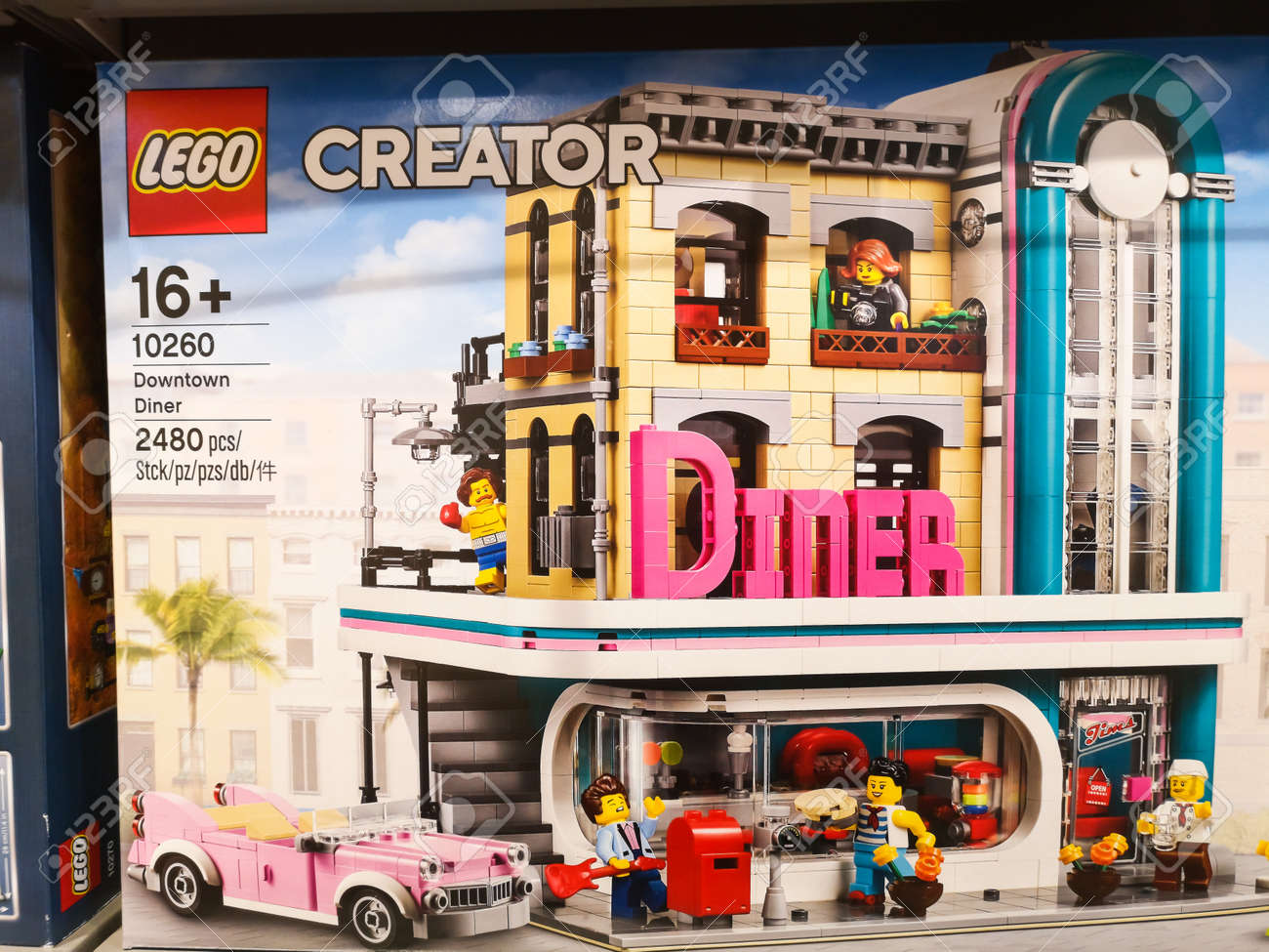 lego diner creator