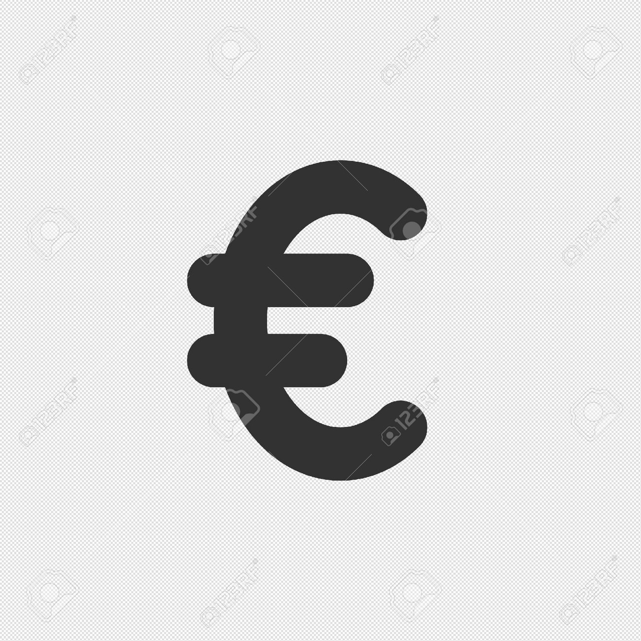 Euro Sign Icon. EUR Currency Symbol. Money Label. Flat Design Style. Made  In Vector Illustration Royalty Free SVG, Cliparts, Vectors, and Stock  Illustration. Image 201184998.