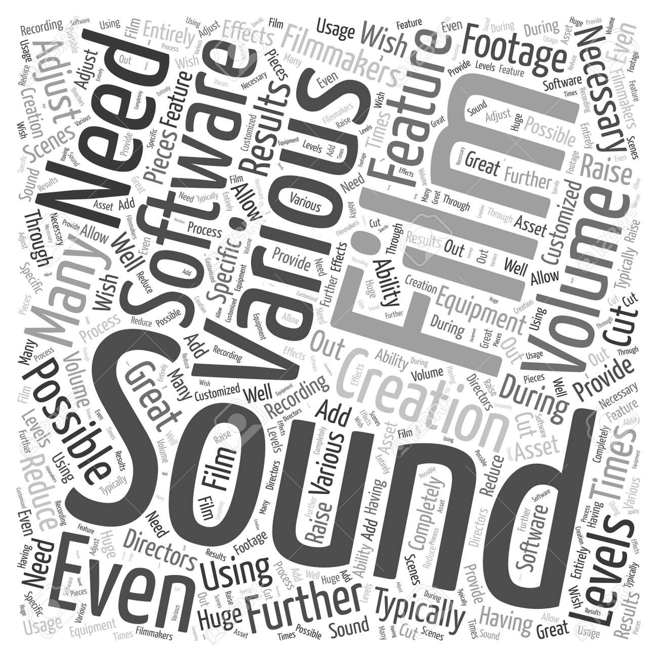A Necessary Feature Of Pattern Is Beauteous Is Software Necessary In Feature Film Creation Word Cloud Concept A Necessary Feature Of Pattern Is Beauteous Is Software Necessary In Feature Film Creation Word Cloud Concept