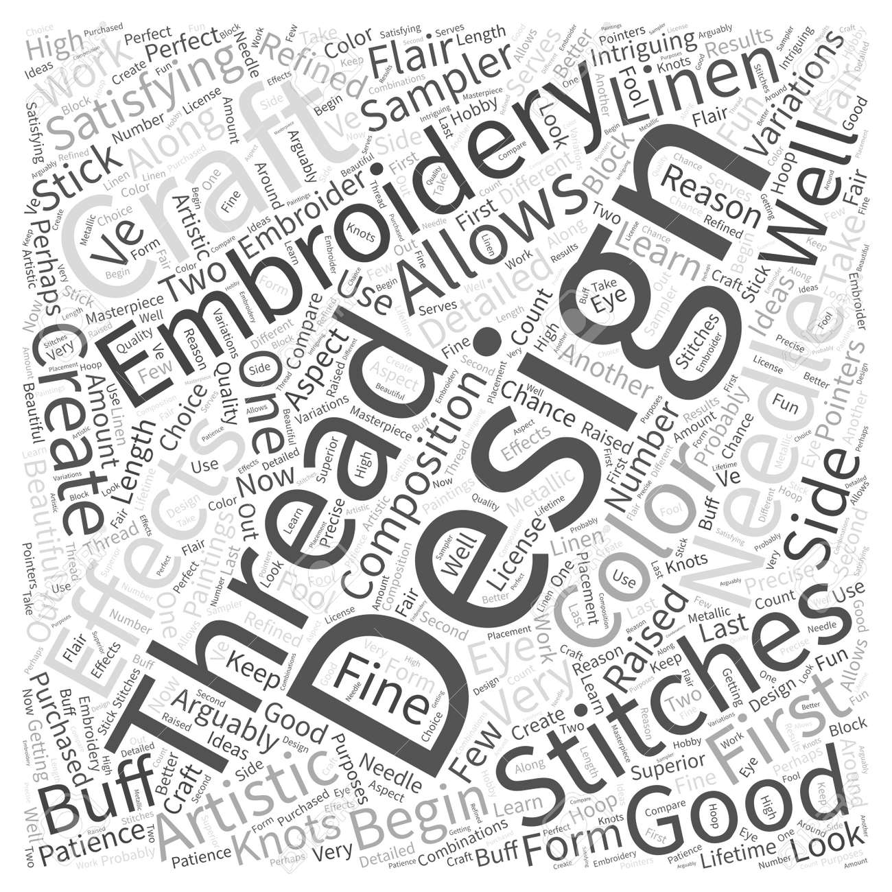 embroidery design word cloud concept clouds embroidery designs