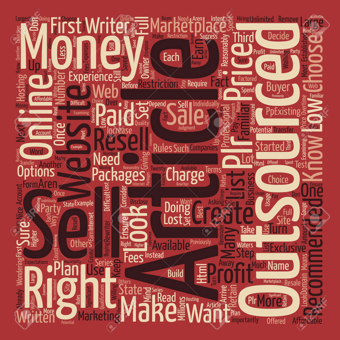 How to sell an article 65 How to sell an article 51