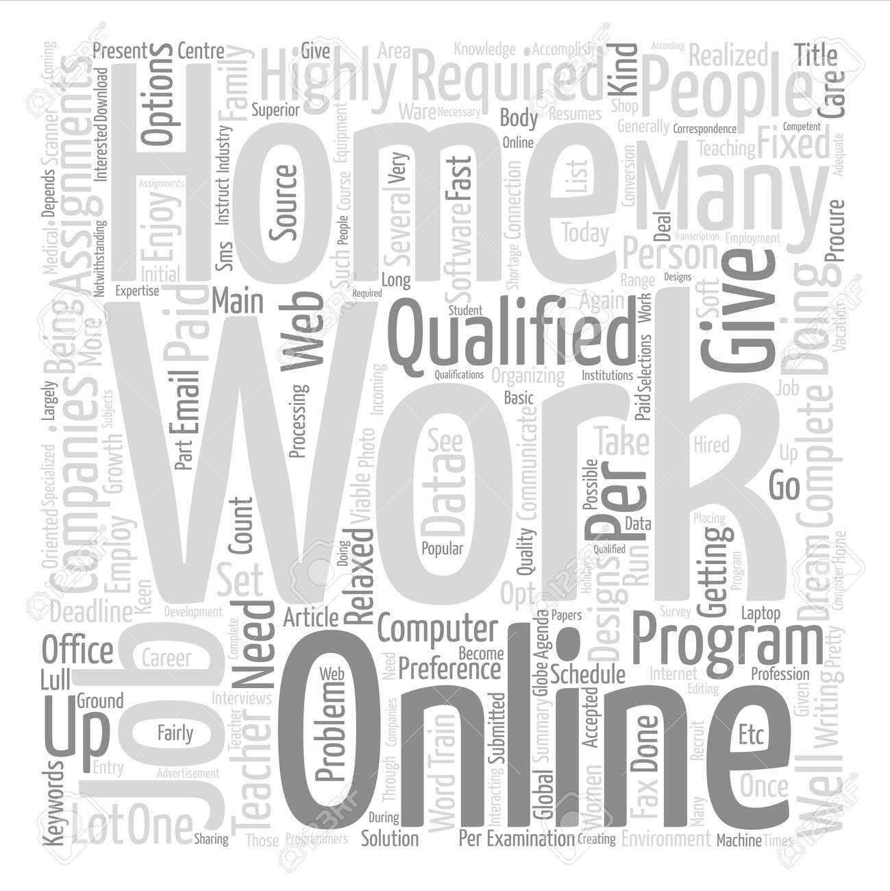 Sie Sind Gut Qualifiziert Und Mochten Von Zu Hause Aus Text