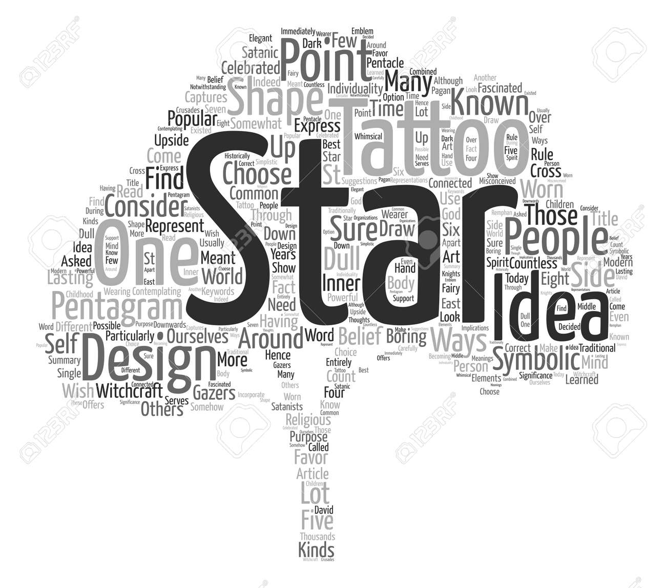 Star Tattoo Drawings