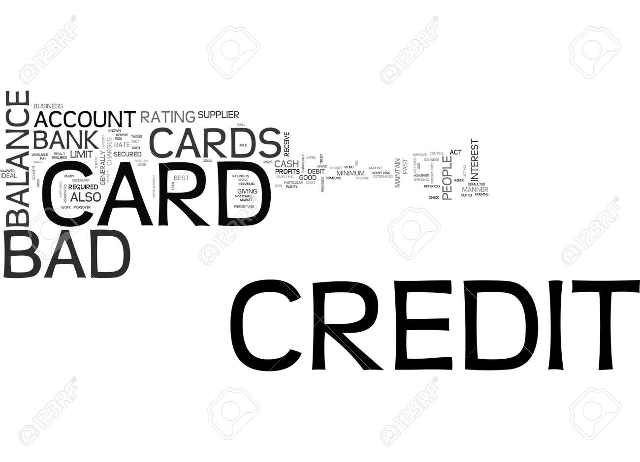 Bad Credit Credit Cards >> A Bad Credit Credit Card Text Word Cloud Concept Bad Credit Credit Cards >> A Bad Credit Credit Card Text Word Cloud Concept