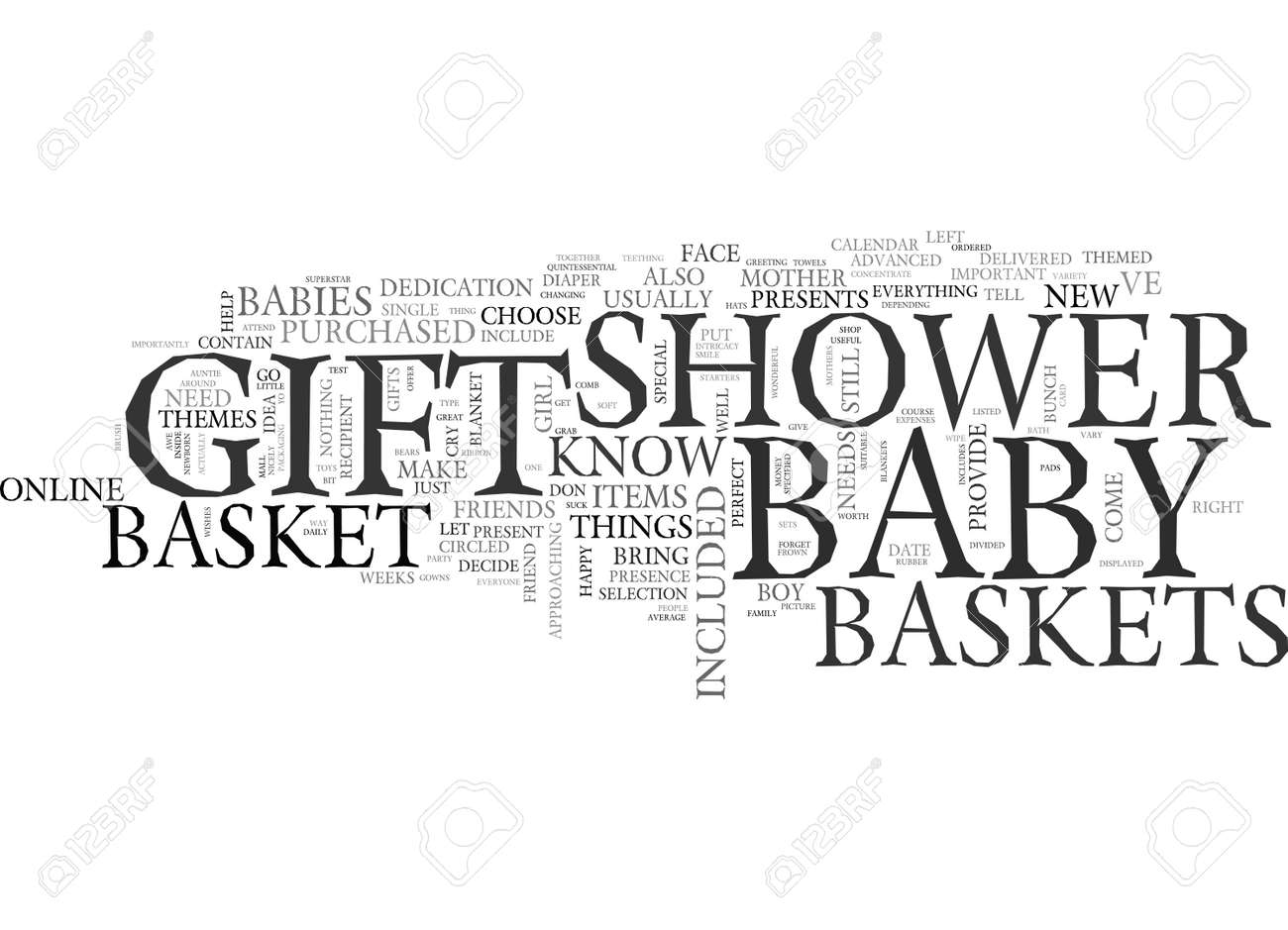 baby shower gift baskets gifts for the perfect shower text word
