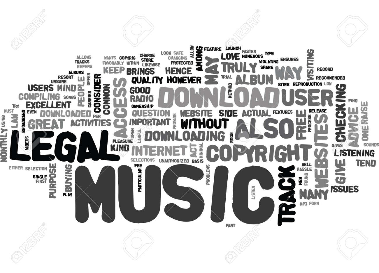 Where To Find Free Music Download Text Word Cloud Concept Royalty Free Cliparts Vectors And Stock Illustration Image