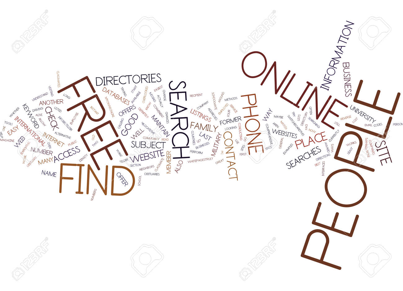find people free online text background word cloud concept royalty find a word online