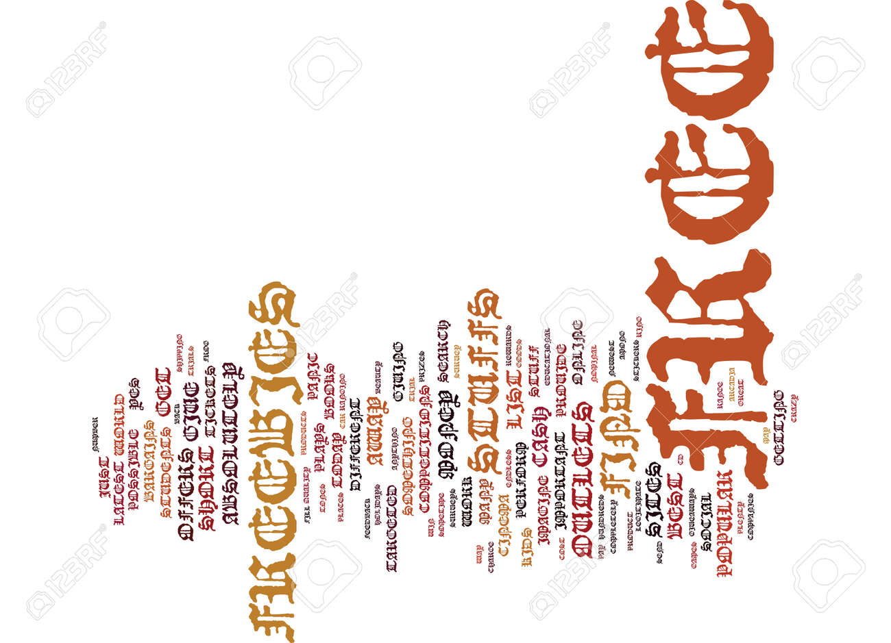 景品はフリー テキストの背景単語雲概念の原料を得る のイラスト素材 ベクタ Image