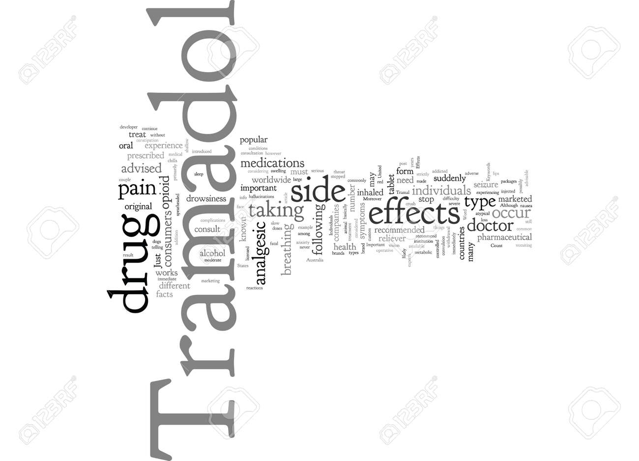 Become Aware Of The Side Effects Of Tramadol Royalty Free Cliparts Vectors And Stock Illustration Image