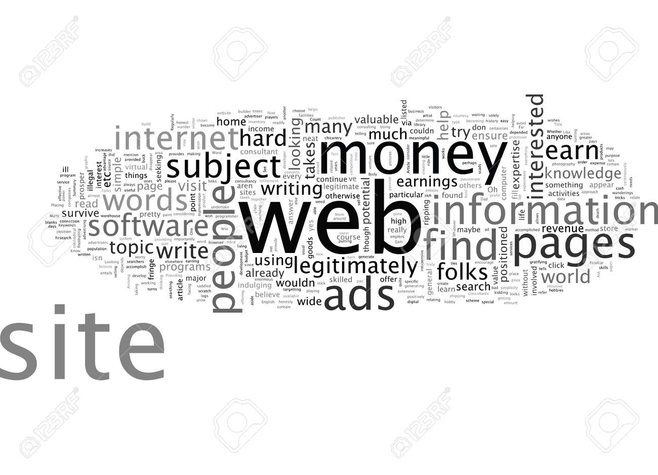 Can Anyone Legitimately Earn Money From The World Wide Web Royalty Free Cliparts Vectors And Stock Illustration Image 132215665