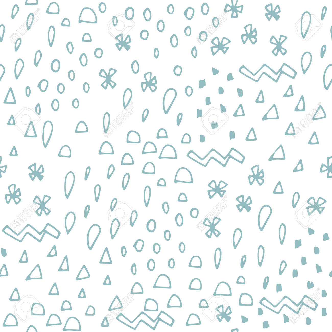 hand drawn abstract seamless