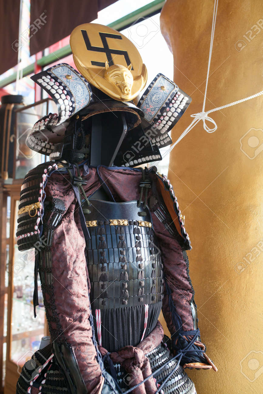 Close Up Historic Samurai Armor Stock Photo Picture And Royalty