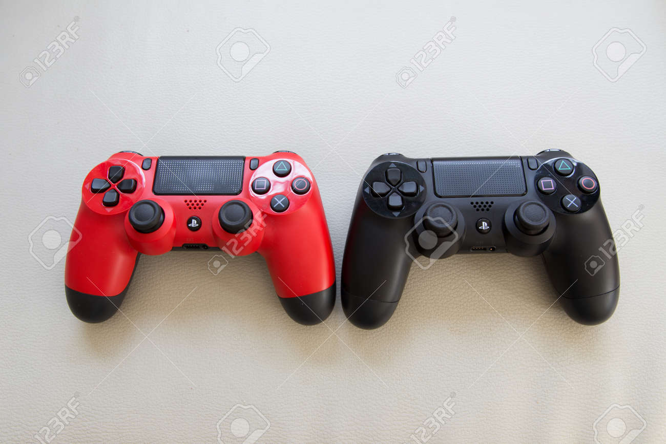 THAILAND   Feb 6 : The New Sony Dualshock 4 Red And Black Color