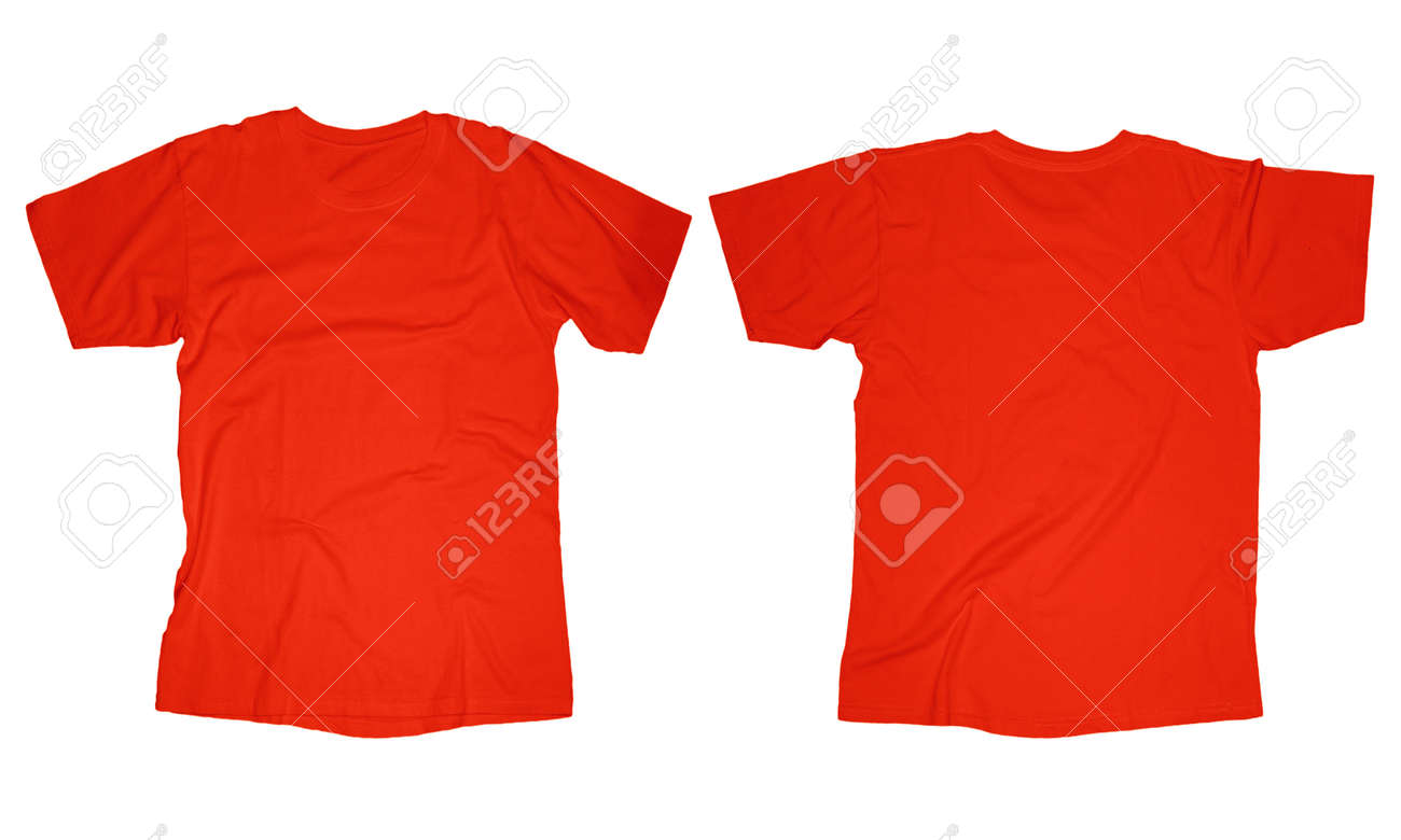 blank red t shirt