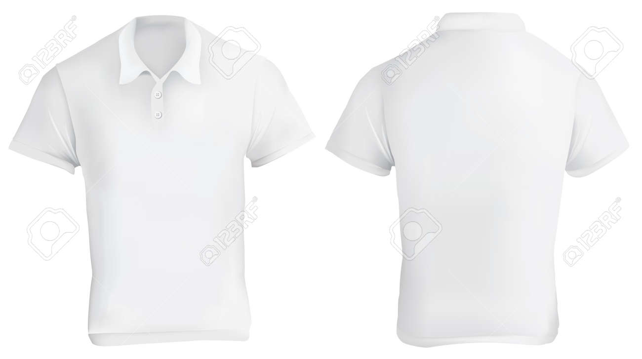 plain polo shirt template