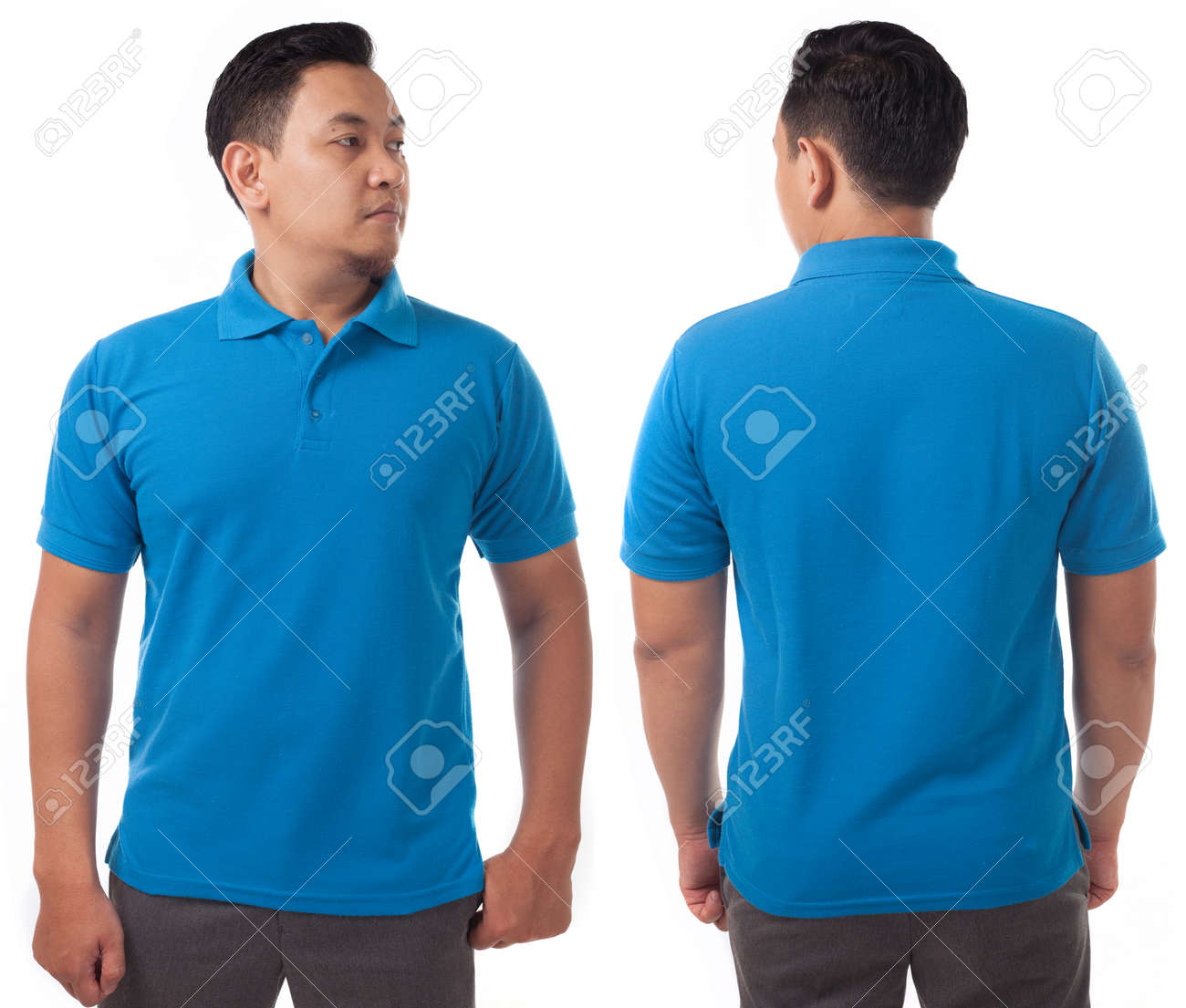 Download Plain Blue Polo T Shirt Adf795